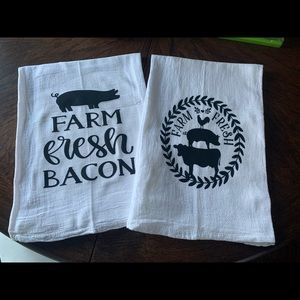 Flour sack hand towels